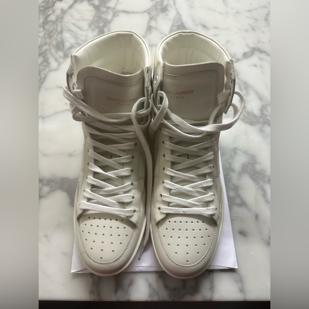YSL HIGH TOP SNEAKERS - Picture 12 of 14